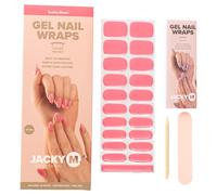 JACKY M. Lot de 20 films autocollants en gel pour ongles - Bubble Bloom - Durcissement UV/LED