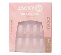 JACKY M. Lot de 24 faux ongles à coller - Coffin Babyboom