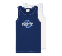 JACKY Maillot de corps bleu ciel / bleu foncé / gris / blanc, Taille 122-128