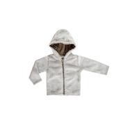 JACKY Veste de survêtement 'BABY ON TOUR' marron chiné / gris clair, Taille 62