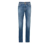 Jacob Cohën - Jean en Coton/Lin Bard - Homme - Jeans - Bleu - Taille: W38