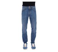 Jacob Cohën - Jeans etichetta camoscio en coton confort Scott fit - Homme - Jeans - Bleu - Taille: W36