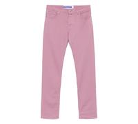 Jacob Cohën - Pantalon en coton/lyocell fait main - Modèle Bard - Homme - Jeans - Rose - Taille: W34