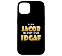 Jacob Costume IDGAF Meme Personalized Jacob First Name Jake Coque pour iPhone 13