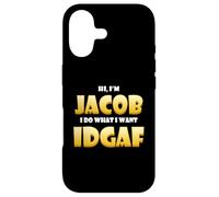 Jacob Costume IDGAF Meme Personalized Jacob First Name Jake Coque pour iPhone 17