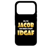 Jacob Costume IDGAF Meme Personalized Jacob First Name Jake Coque pour iPhone 17 Pro
