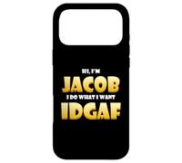 Jacob Costume IDGAF Meme Personalized Jacob First Name Jake Coque pour iPhone 17 Pro Max