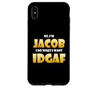 Jacob Costume IDGAF Meme Personalized Jacob First Name Jake Coque pour iPhone XS Max