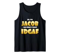 Jacob Costume IDGAF Meme Personalized Jacob First Name Jake Débardeur