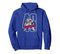 Jacob deGrom | Joueurs de Baseball du Texas | MLBJAC301N Sweat à Capuche
