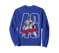 Jacob deGrom | Joueurs de Baseball du Texas | MLBJAC301N Sweatshirt