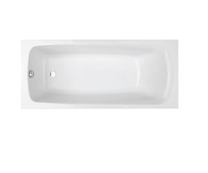 Jacob Delafon - Baignoire Rectangulaire BRIVE - 170 x 75 cm - Pieds Réglables QuickClip, Fixation Rapide - Fabrication Française - Acrylique - Blanc - E6115-00