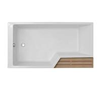 Baignoire bain douche Neo compacte 180 x 90, version gauche