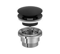 Bonde de vidage click Noir mat