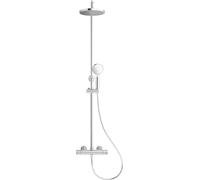 Jacob Delafon Colonne de Douche Thermostatique Camille, Tête 20cm, Chrome