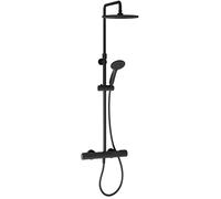 Jacob Delafon Colonne de Douche Thermostatique Juliette, PDT 25cm, Noir mat
