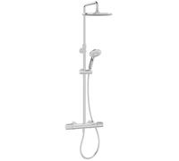 Jacob Delafon Colonne de Douche Thermostatique Juliette, Tête 25cm, Chrome