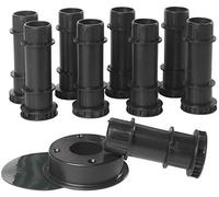 Jacob Delafon E62752-00 14 Pieds Kit réhausse Flight Pure 140 à 160 cm pour surélever Le Receveur, Noir