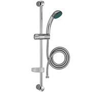 Jacob Delafon – Ensemble douche Eco – Barre 0,6 m, flexible 1,75 m – Chrome/Chrome