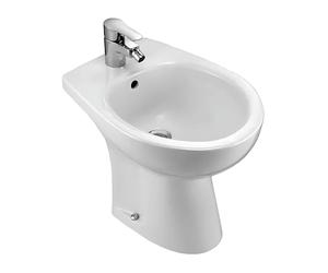 Jacob Delafon hunnique - pour bidet hunnique 50 x 35,5 cm avec fixation 1 poste blanc