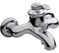 Jacob Delafon - Mitigeur bain-douche mural Fairfax - Mécanique - Design rétro - Installation facile - 17x15x15cm - Finition Chrome - E71090-CP
