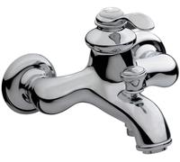 Jacob Delafon - Mitigeur bain-douche mural Fairfax - Mécanique - Design rétro - Installation facile - 17x15x15cm - Finition Chrome - E71090-CP
