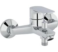 Jacob Delafon - Mitigeur Bain-Douche mural Oscar - Mécanique - Économie d’eau - Ergonomique - Installation facile - 23x17x16cm - Finition Chrome - E29844-CP