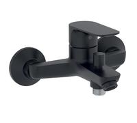 Jacob Delafon Mitigeur Bain-Douche Mural Mécanique Oscar, Noir mat