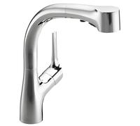 JACOB DELAFON Mitigeur cuisine Elate Bec haut chrome douchette extractible