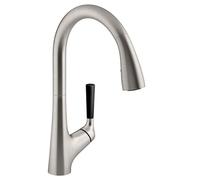 JACOB DELAFON Mitigeur cuisine Malleco Bec haut inox brossé douchette extractible