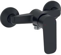 Jacob Delafon - Mitigeur de Douche mural Oscar - Mécanique - Économie d’eau - Ergonomique - Installation facile - 23x17x16cm - Finition Noir mat - E29843-BL