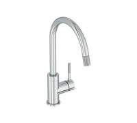 Jacob Delafon - Mitigeur d'Évier de Cuisine Edgar - Douchette extractible - Bec pivotant - Économie d'eau - 38,8x26,4x14,4cm - Finition Chrome - E23309-CP