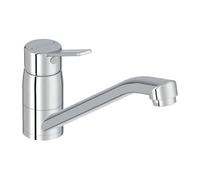 Jacob Delafon - Mitigeur d'Évier de Cuisine EO - Installation Simple et Rapide - Design Moderne - Avec Flexible d’Alimentation - Hauteur sous Bec 11,90 cm - Finition Chrome - E24161RU-CP