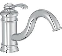 Jacob Delafon E76090-CP Evier_de_Cuisine_Parent Mitigeur Fairfax-Design rétro-Bec Bas orientable-Économie d’eau-27x17,5x6,40cm-Finition Chrome-E76090-CP, Chrome, 27 x 17,5 x 6,40 cm