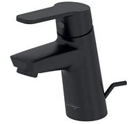 Jacob Delafon Mitigeur Lavabo Aimé, avec Vidage et Flexibles, Noir mat