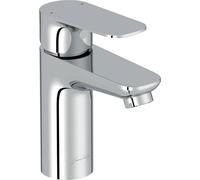 Jacob Delafon - Mitigeur Lavabo Oscar - Hauteur sous Bec 9,0cm - Avec Flexibles d’Alimentation - Débit économe 5L/min - 15,2x4,5 x 13,1 cm - Finition Chrome - E29842-CP