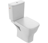 Jacob Delafon - Pack WC au Sol Sans Bride Struktura - Sortie Horizontale - Réservoir 3/6L Econome en Eau - Robinet Flotteur Silencieux - Abattant Recouvrant - 34,0x76,0x64,5 cm - Blanc - E76003-00