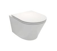 Jacob Delafon - Pack WC Suspendu Sans Bride Rodin+ - Bâti-Support Autoportant - Chasse 3/6L - Plaque de Commande - Abattant Extra-Plat - Installation Facile - 52 x 36 x 115cm - Blanc - E25854-00