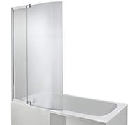 Jacob Delafon - Pare-bain Malice - 150x94.8cm - 2 volets, dont 1 pivotant - Accès facile - Verre transparent anticalcaire - Profilés Chromés - E6D069-GA