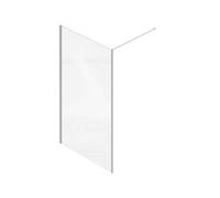 Jacob Delafon - Paroi de douche à l'italienne Serenity - 120cm - Installation Facile - Verre anticalcaire - Profilés Chrome - E14WK120-GA