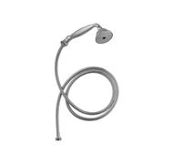 Jacob Delafon - Pommeau de douche Fairfax avec flexible de douche - Design rétro - Performance de douche - Flexible 175cm - Finition Chrome - E75090-CP