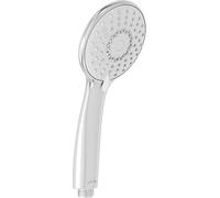 Jacob Delafon - Pommeau de douche Juliette - Rond - Diamètre 10,5cm - 3 Jets à Curseur - Economie d'eau 10L/min - Douchette à main - Finition Chrome - E29032-CP