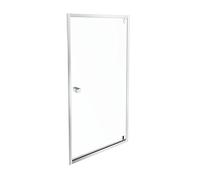 Jacob Delafon - Porte de Douche Pivotante Serenity 100 cm - Installation en Niche - Réversible - Verre anticalcaire - Profilés Chrome - E14P100-GA