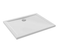 Jacob Delafon - Receveur de Douche Extraplat Camille - 100x80 cm - Céramique recyclée - Surface antidérapante PN12 - Bonde centrée - Installation surélevée, posée, encastrée - Blanc - ENF901-00