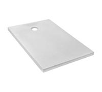 Jacob Delafon - Receveur de Douche Extra-Plat IPSO - Fabrication Française - Matériaux Recyclés - Sans Ressaut - Antidérapant & Antifongique - 120x90x3,5 cm - Texture Pierre, Blanc Mat - E62304-WPM