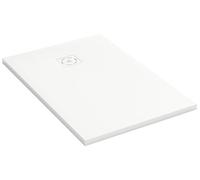 Jacob Delafon - Receveur de Douche Extraplat Struktura - 120x80 cm - Gel Coat Neoroc Ultra Résistant - Antidérapant PN24 - Surface Pierre Naturelle Antibactérienne - Blanc Gypse - E62805-SS2