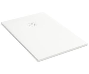 Jacob Delafon - Receveur de Douche Extraplat Struktura - 140x90 cm - Gel Coat Neoroc Ultra Résistant - Antidérapant PN24 - Surface Pierre Naturelle Antibactérienne - Blanc Gypse - E62809-SS2