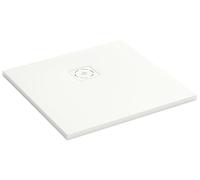 Jacob Delafon - Receveur de Douche Extraplat Struktura - 80x80 cm - Gel Coat Neoroc Ultra Résistant - Antidérapant PN24 - Surface Pierre Naturelle Antibactérienne - Blanc Gypse - E62800-SS2