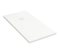 Jacob Delafon - Receveur de Douche Extraplat Struktura - 160x80 cm - Gel Coat Neoroc Ultra Résistant - Antidérapant PN24 - Surface Pierre Naturelle Antibactérienne - Blanc Gypse - E62811-SS2