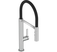 Jacob Delafon - Mitigeur d'Évier de Cuisine RAPHAEL - Douchette Extractible Magnétique 360°, avec Fonction Pause - Economies d'eau - Aérateur Anti-Calcaire - 27x5,5x59 cm - Finition Chrome - E23311-CP